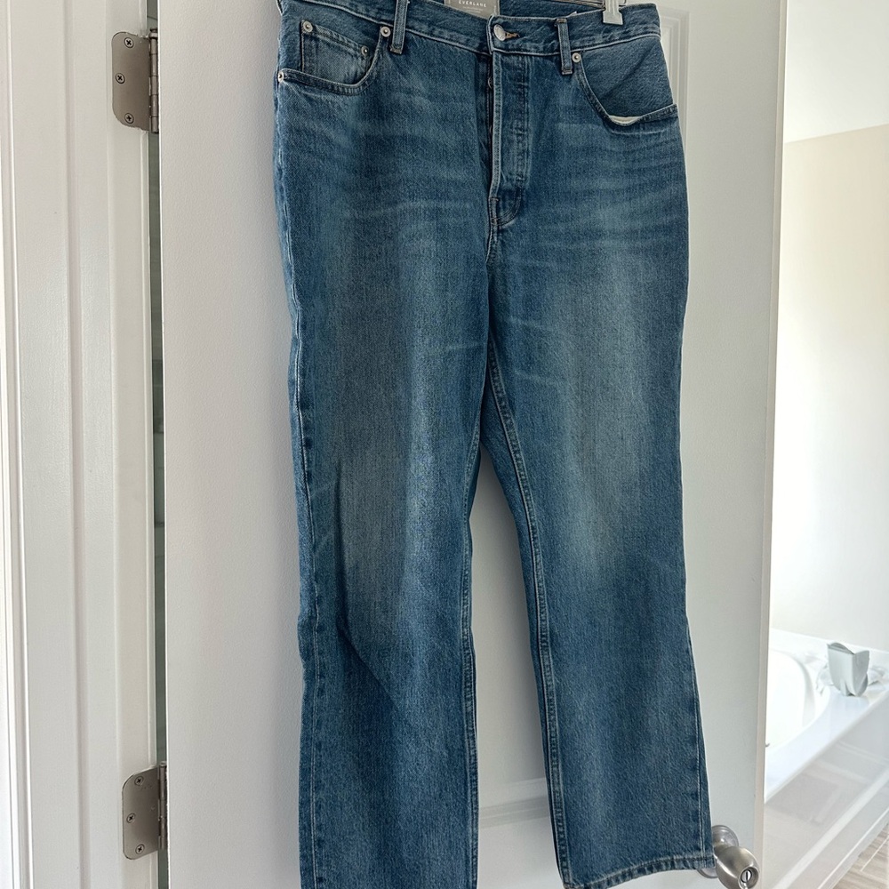 Everlane Men's Straight Blue Jeans